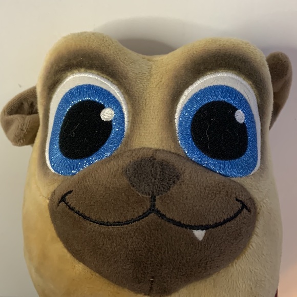 Disney Plush Junior Puppy Dog Pals set of 3. Rolly, Bingo. Blue ribbon flaking - Picture 12 of 12
